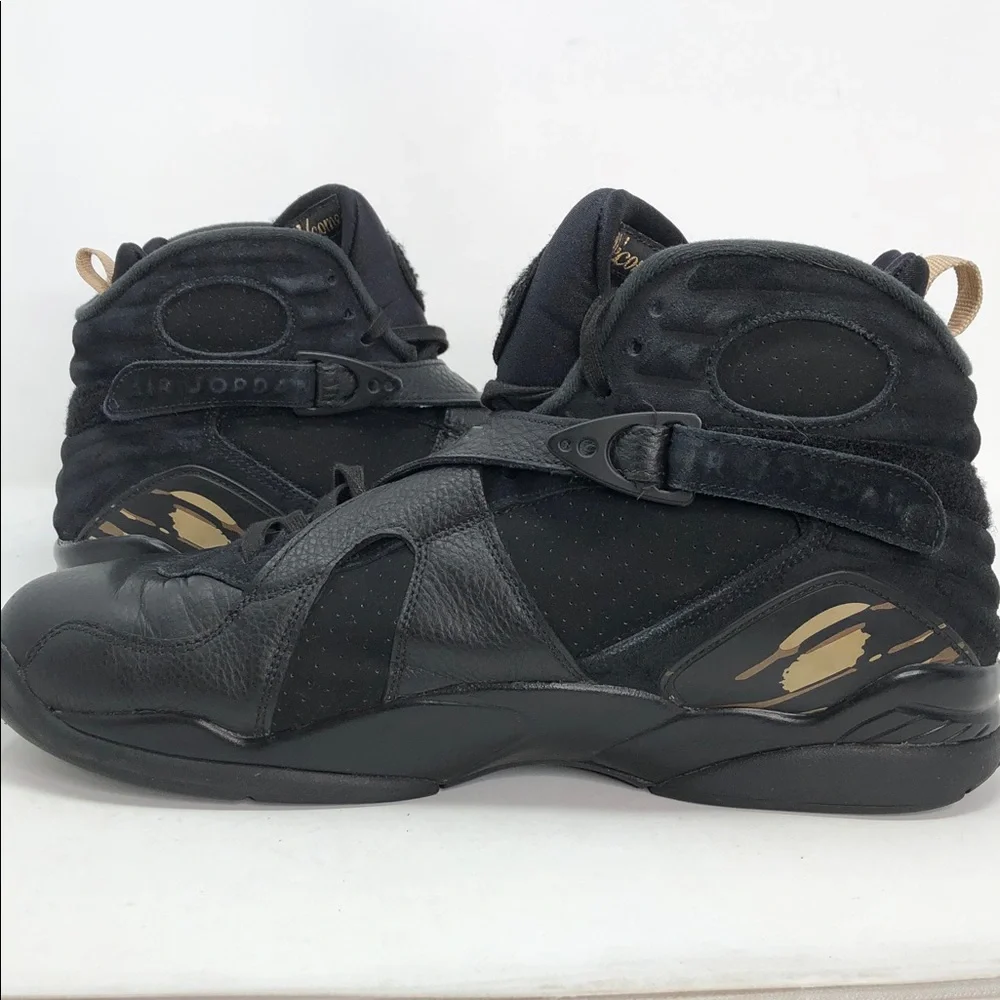Air Jordan 8 Retro x OVO Black AA1239-045 Authentic Drake Sneakers - Size 14